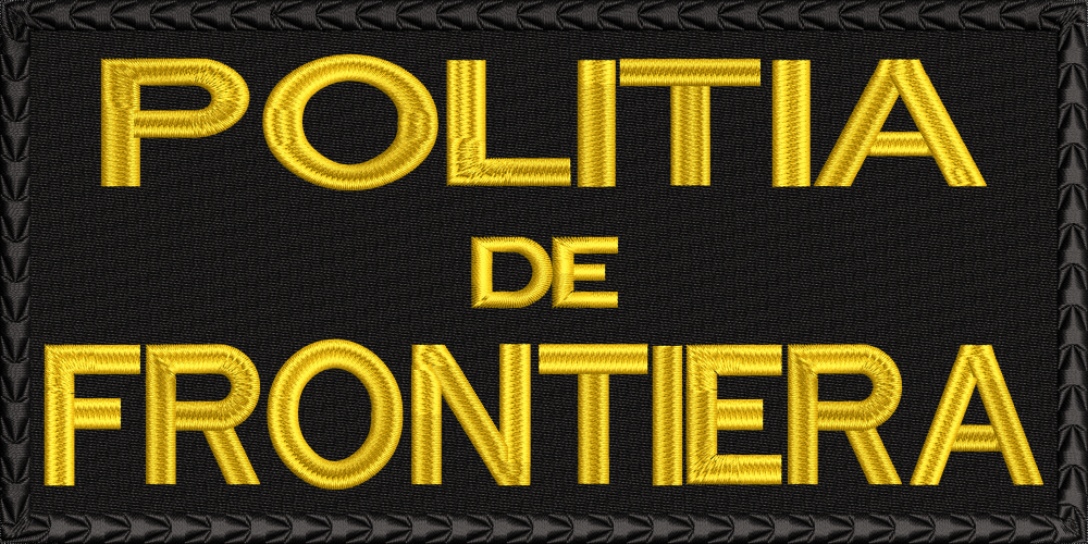 EMBLEMA POLITIA DE FRONTIERA SPATE 24X8CM